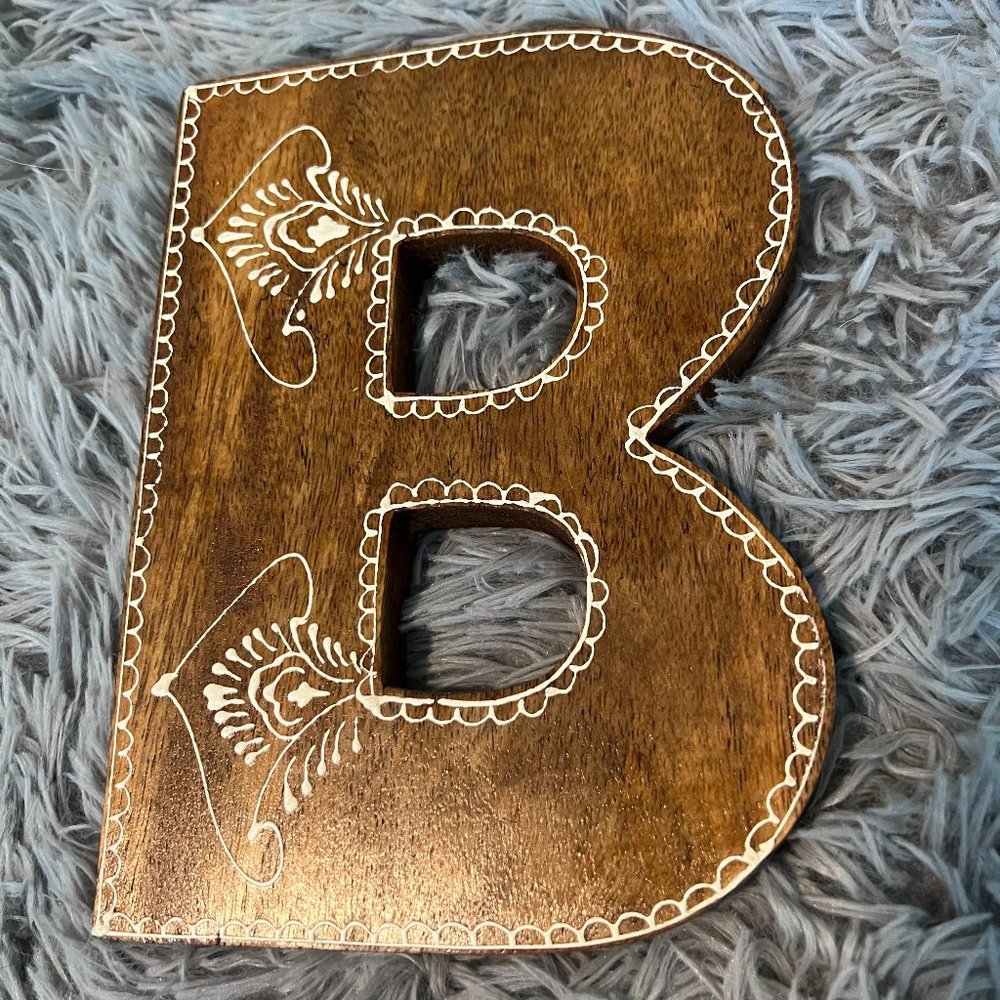 Urban Outfitters "B" Initial Sign